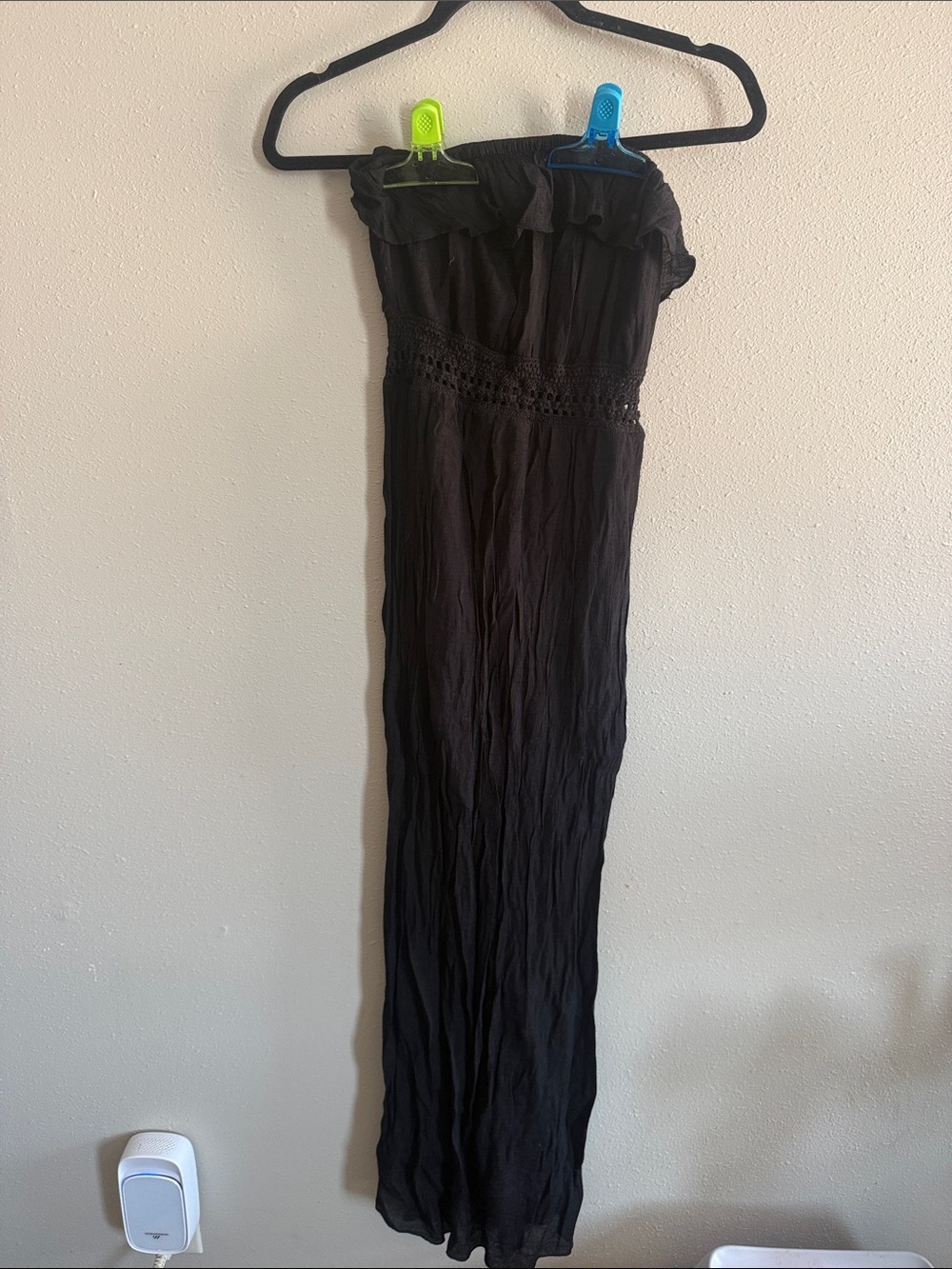 Strapless Black Maxi dress